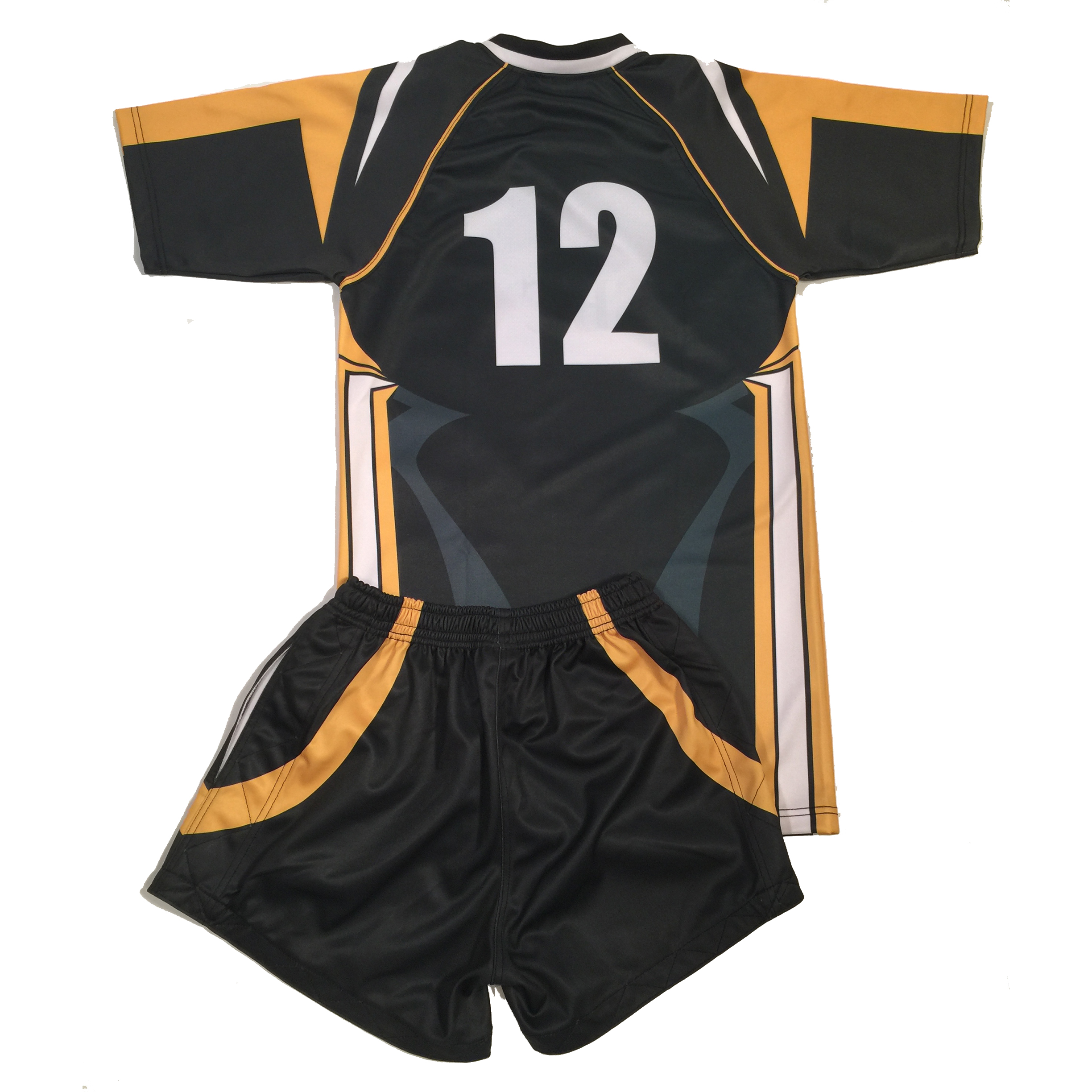 Custom rugby uniform set
