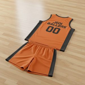 Custom basketball jersey manufactured by Rid Star Industries