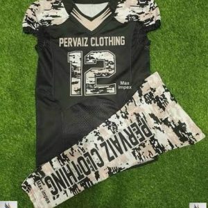 Custom American football uniforms manufactured by Rid Star Industries